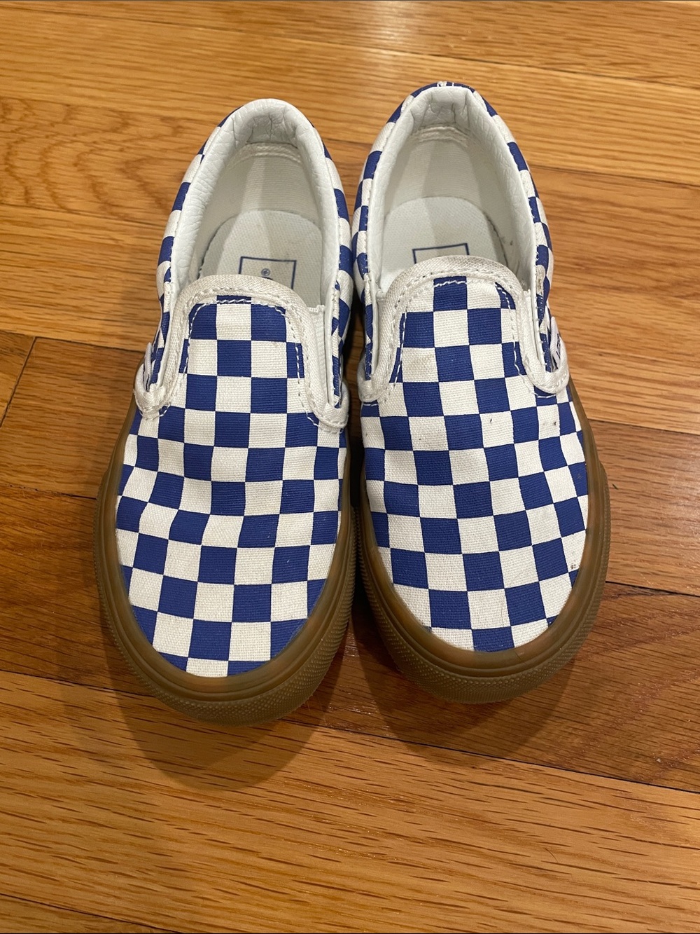 Vans slip on checker board sneakers size 11
